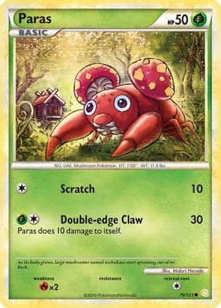Paras - HeartGold SoulSilver