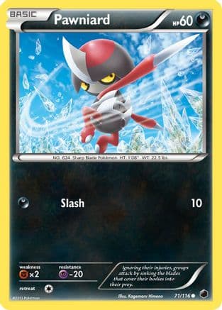 Pawniard 71/116 - Plasma Freeze Reverse Holofoil