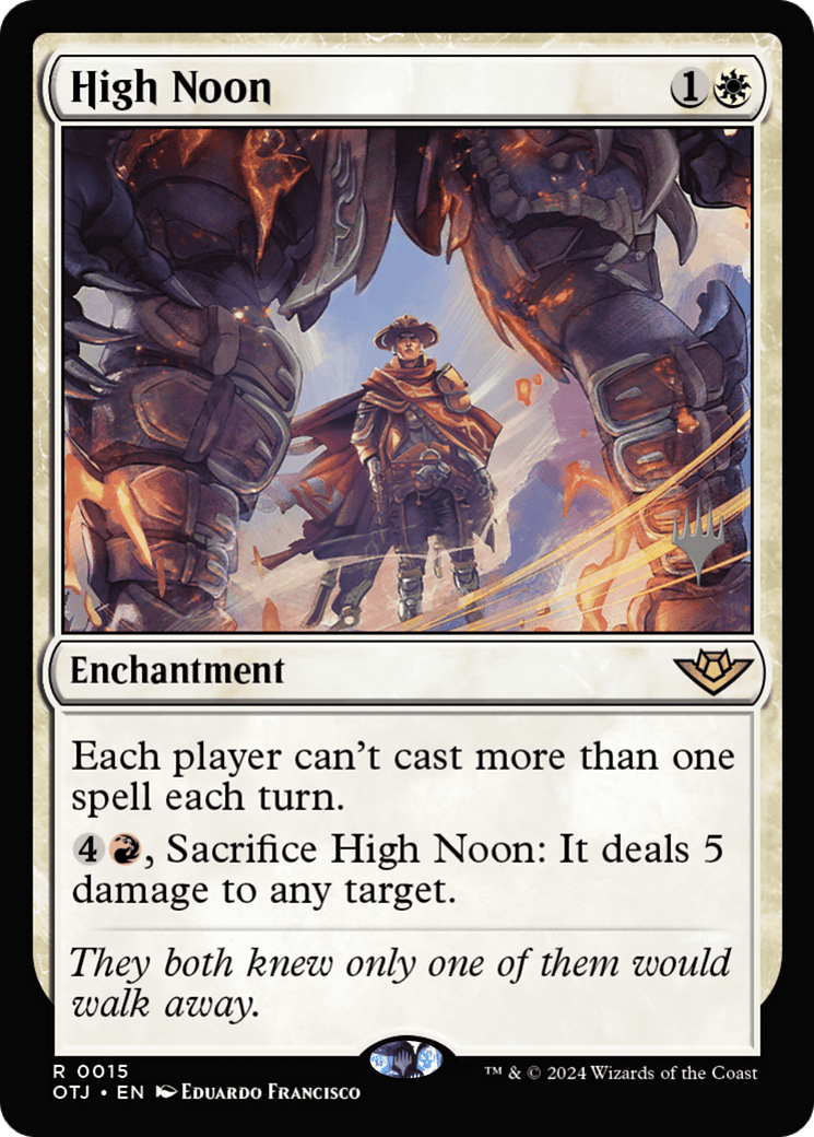 High Noon (Promo Pack) [Outlaws of Thunder Junction Promos] Foil