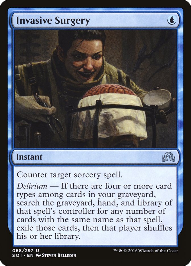 Invasive Surgery 68/297 (Shadows over Innistrad)  - Foil