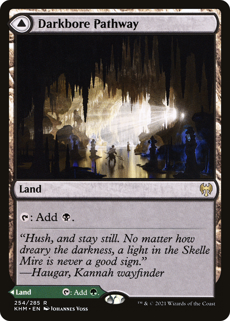 Darkbore Pathway // Slitherbore Pathway [Kaldheim] Foil