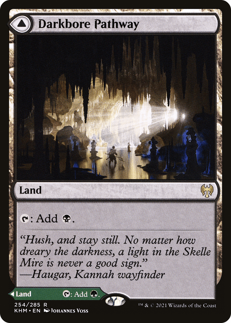 Darkbore Pathway // Slitherbore Pathway [Kaldheim] Foil