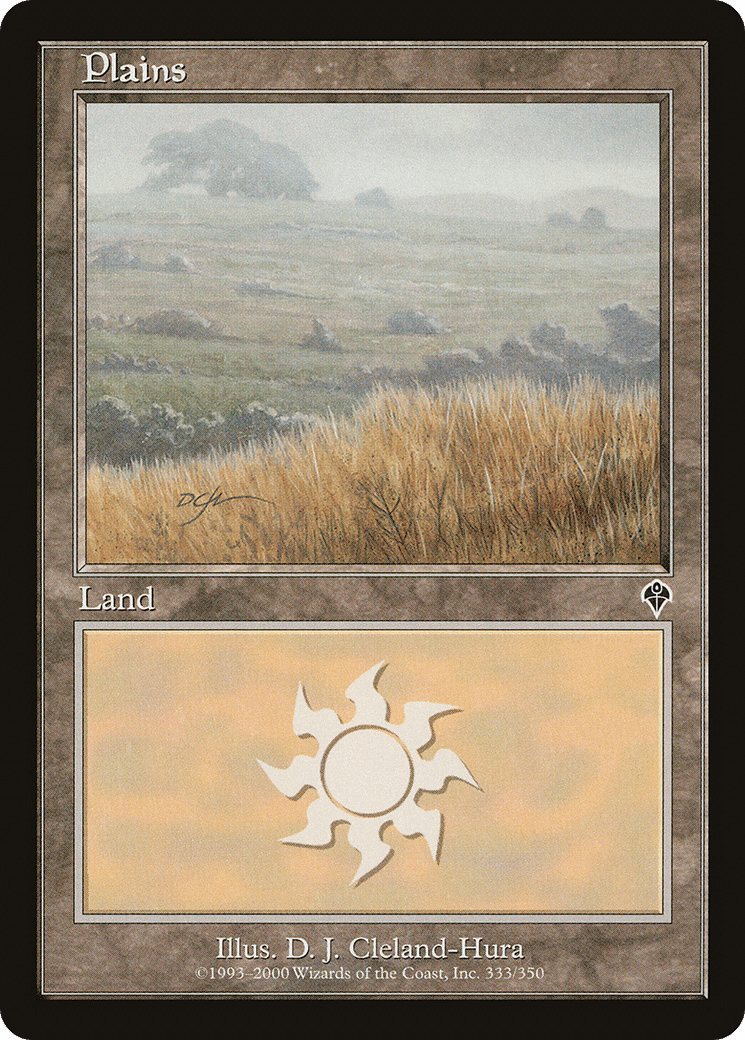 Plains (333) [Invasion] Foil