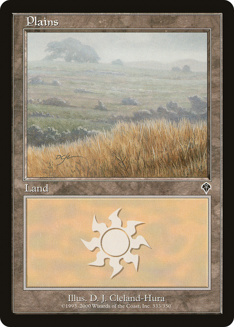 Plains (333) [Invasion] Foil
