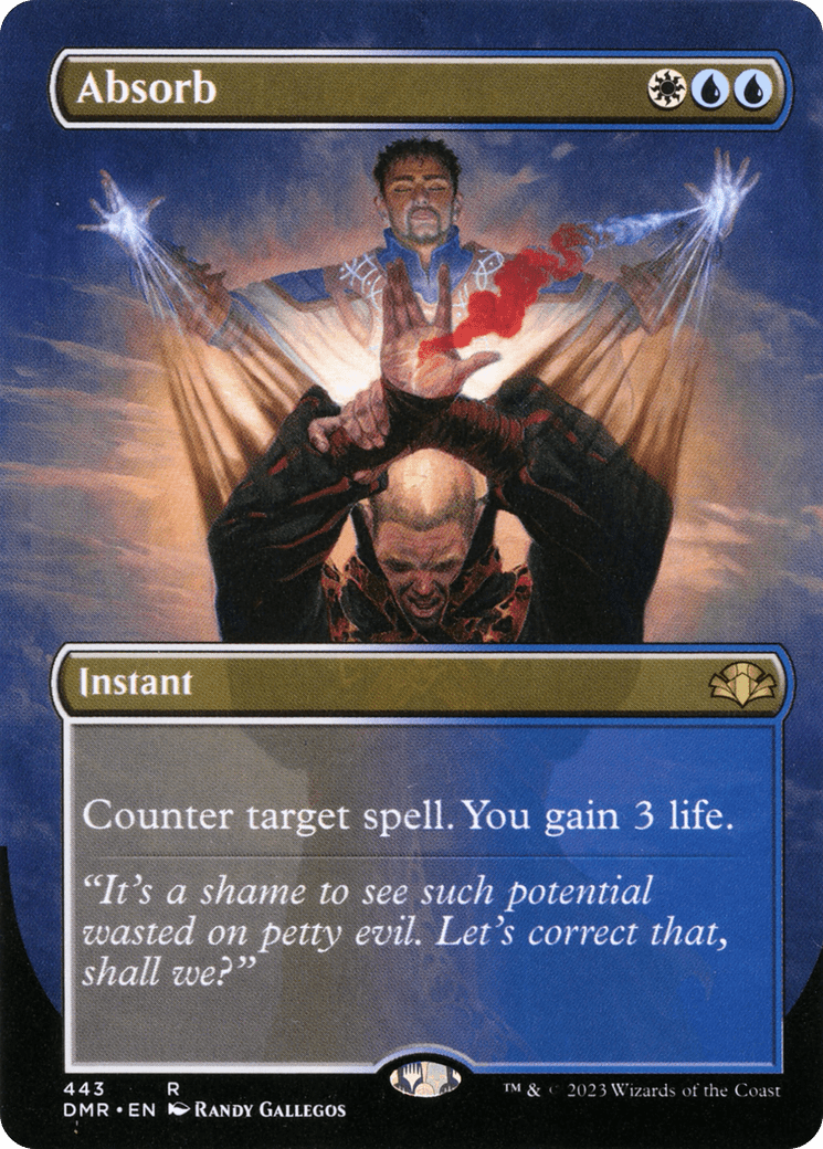 Absorb (Borderless Alternate Art) [Dominaria Remastered] Foil