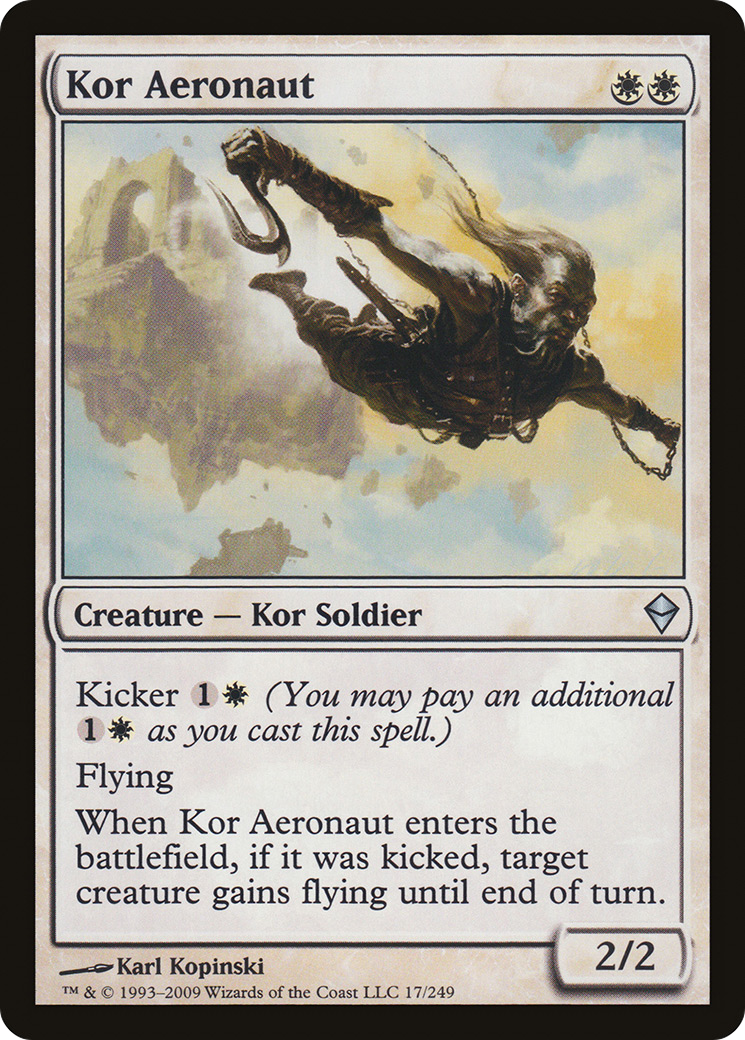 Kor Aeronaut [Zendikar] Foil