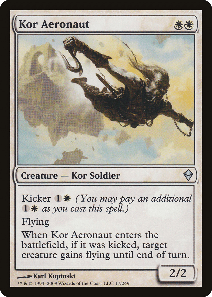 Kor Aeronaut [Zendikar] Foil