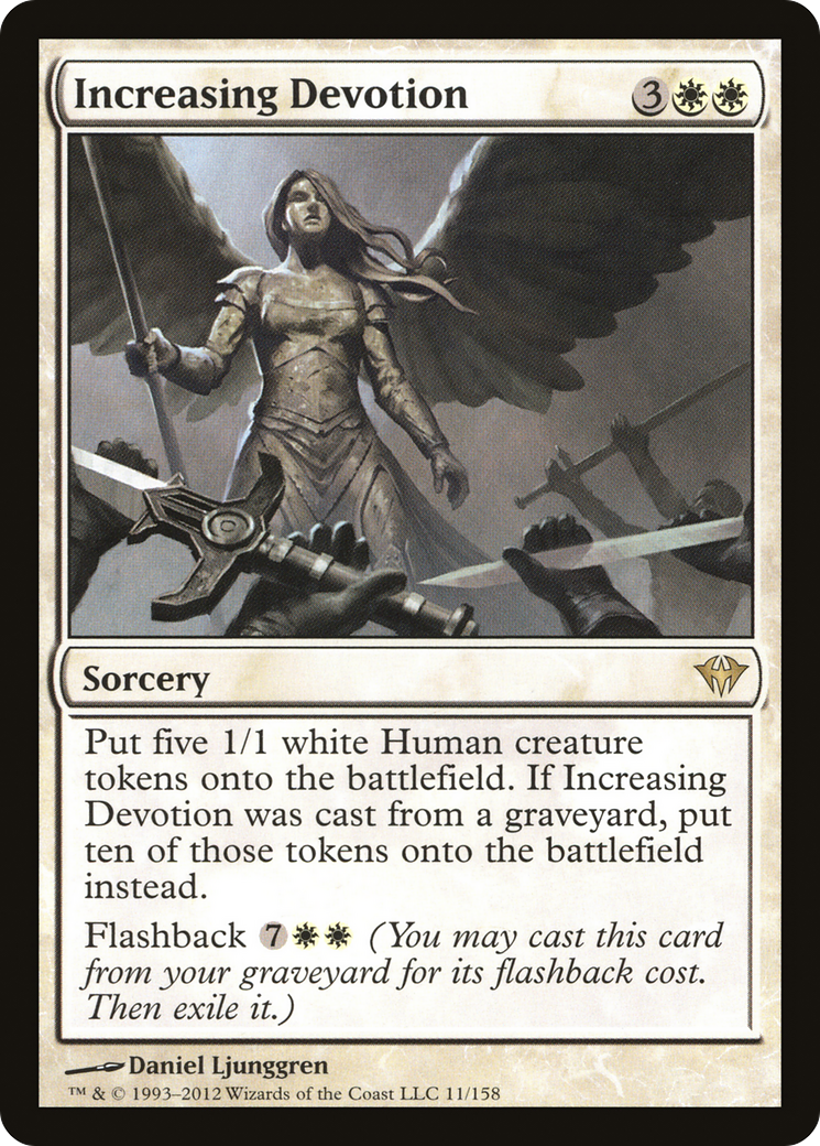 Increasing Devotion [Dark Ascension] Foil
