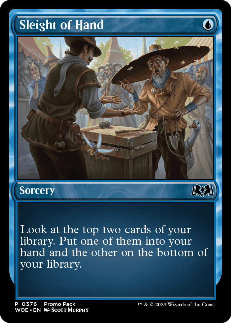 Sleight of Hand (Promo Pack) [Wilds of Eldraine Promos] Foil