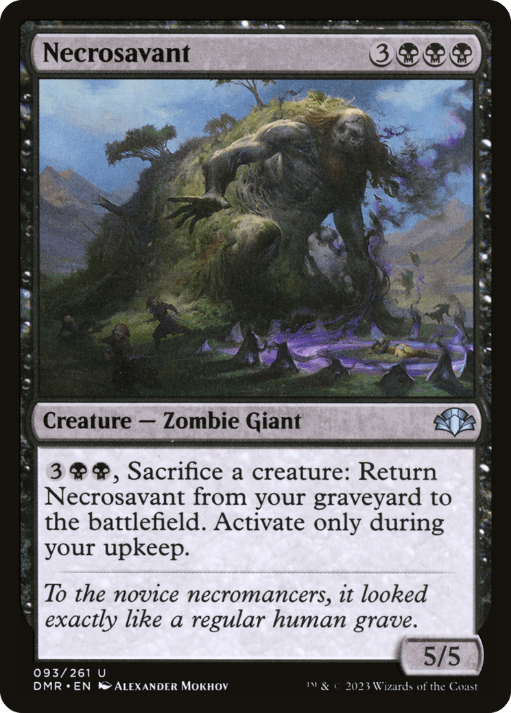 Necrosavant [Dominaria Remastered] Foil