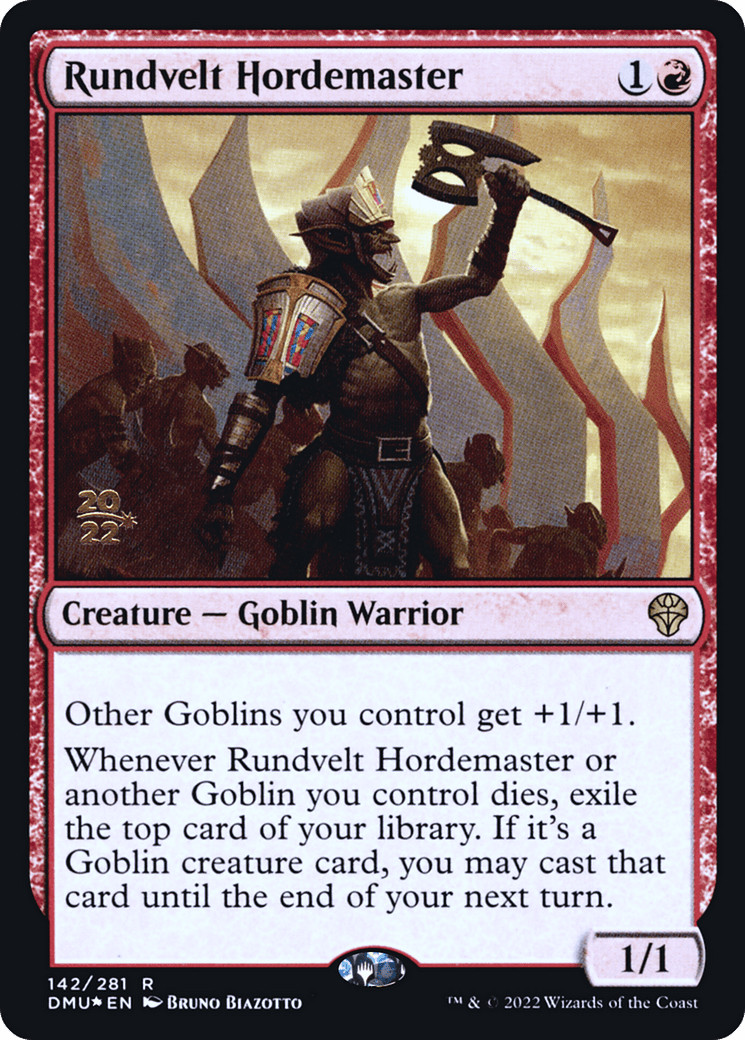 Rundvelt Hordemaster [Dominaria United Prerelease Promos]
