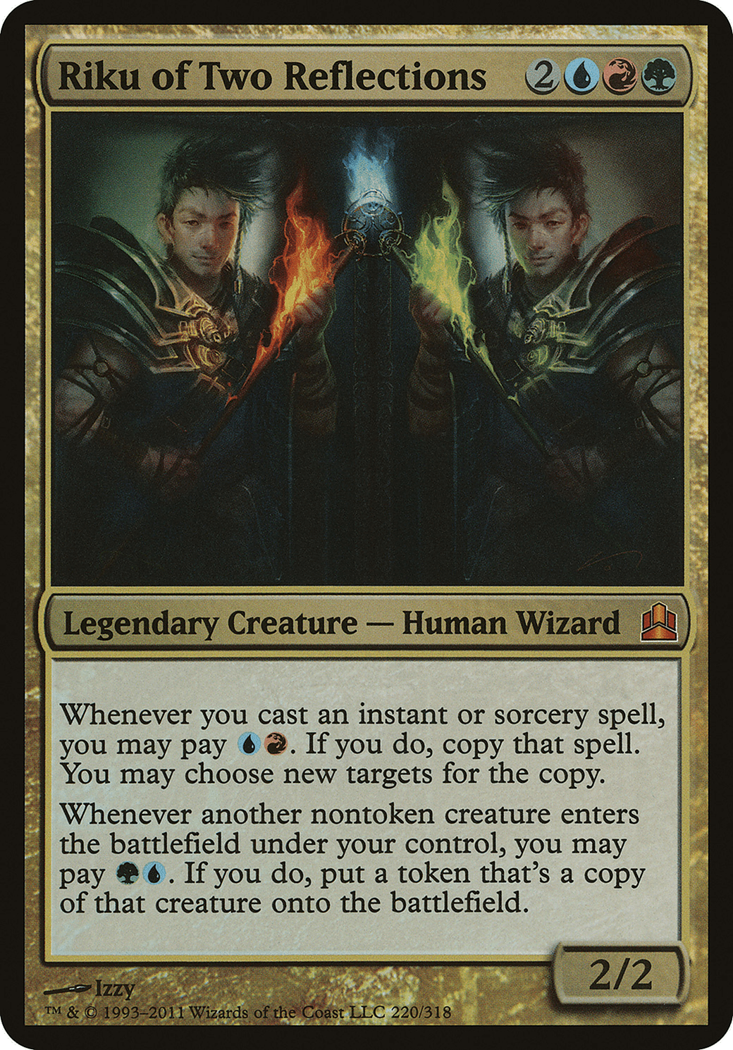 Riku of Two Reflections (Oversized) [Commander 2011 Oversized]