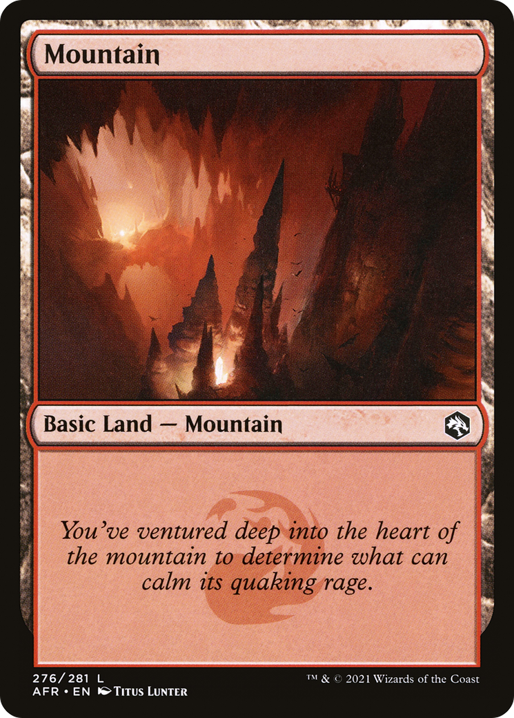 Mountain (276) [Dungeons & Dragons: Adventures in the Forgotten Realms] Foil