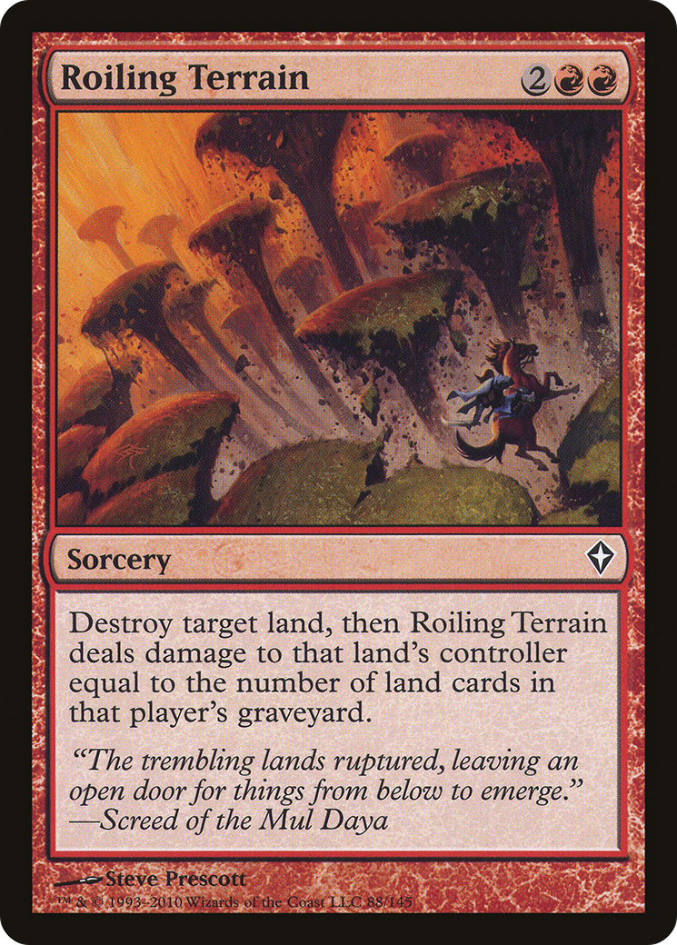 Roiling Terrain [Worldwake] Foil