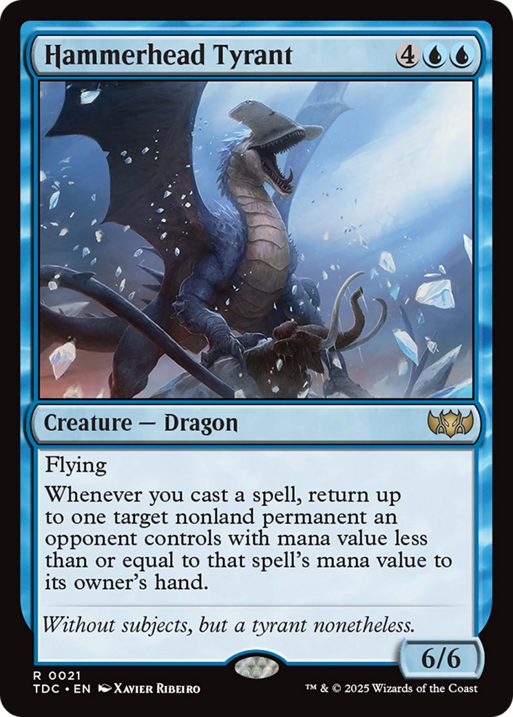 Hammerhead Tyrant (021) [Commander: Tarkir: Dragonstorm]