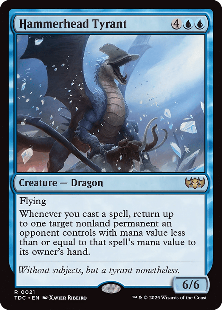 Hammerhead Tyrant (021) [Commander: Tarkir: Dragonstorm]