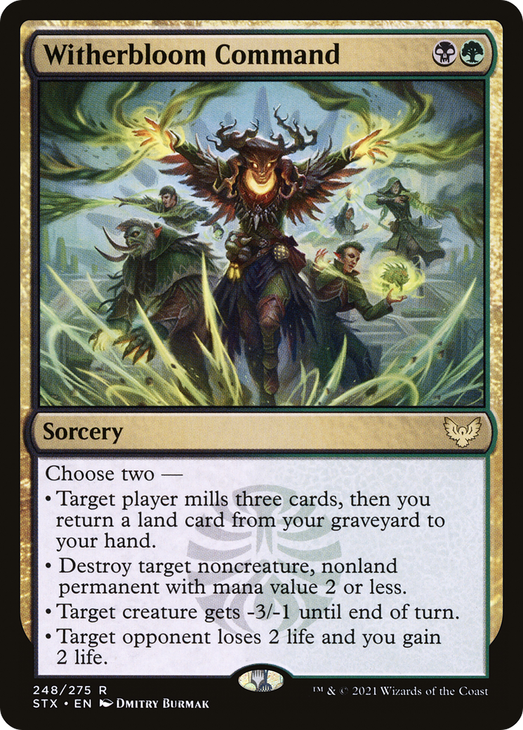 Witherbloom Command [Strixhaven: School of Mages] Foil