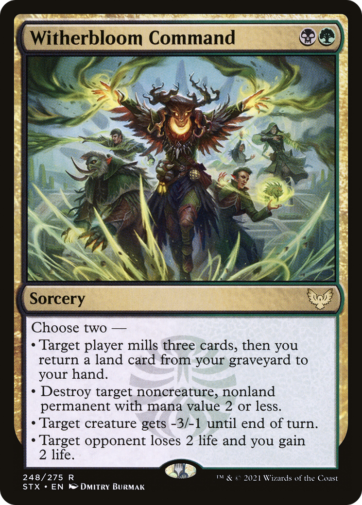 Witherbloom Command [Strixhaven: School of Mages] Foil