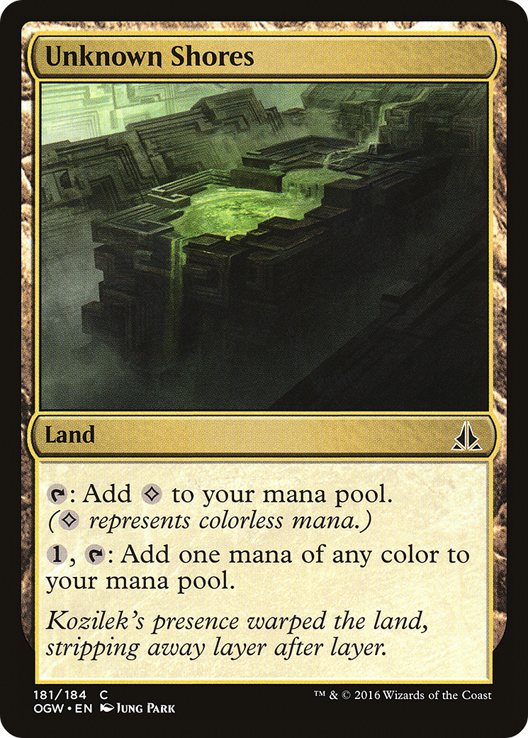 Unknown Shores [Oath of the Gatewatch] Foil