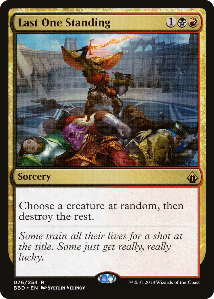 Last One Standing [Battlebond] Foil