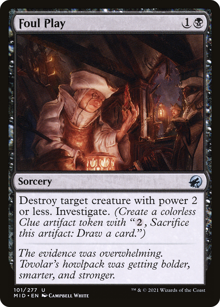 Foul Play [Innistrad: Midnight Hunt] Foil
