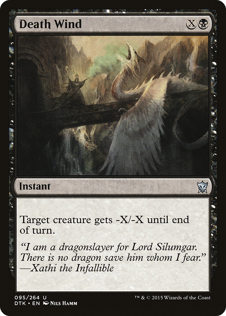 Death Wind [Dragons of Tarkir] Foil