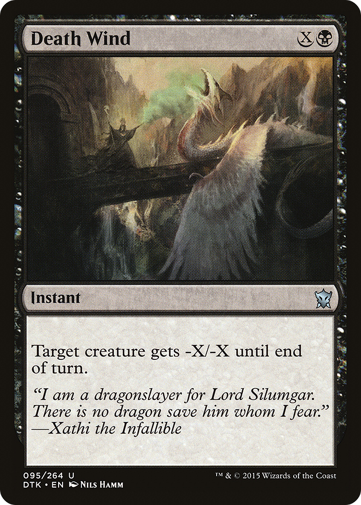 Death Wind [Dragons of Tarkir] Foil