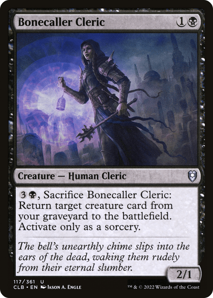 Bonecaller Cleric [Commander Legends: Battle for Baldur's Gate] Foil