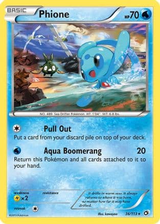 Phione 036/113 - Legendary Treasures Reverse Holofoil