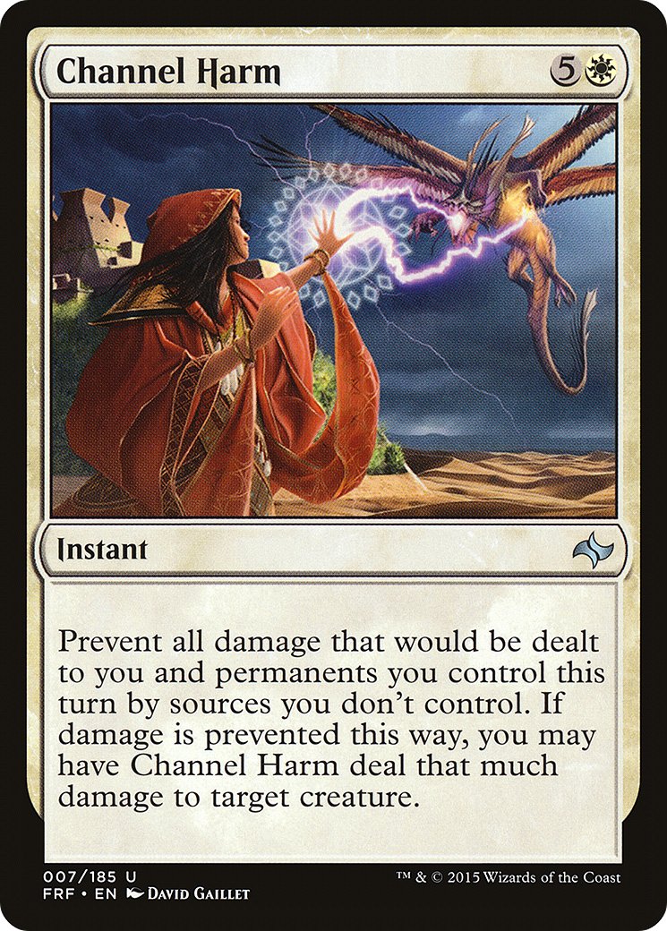 Channel Harm [Fate Reforged] Foil