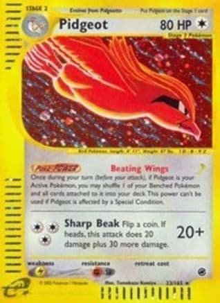 Pidgeot 23/165 - Expedition Reverse Holofoil