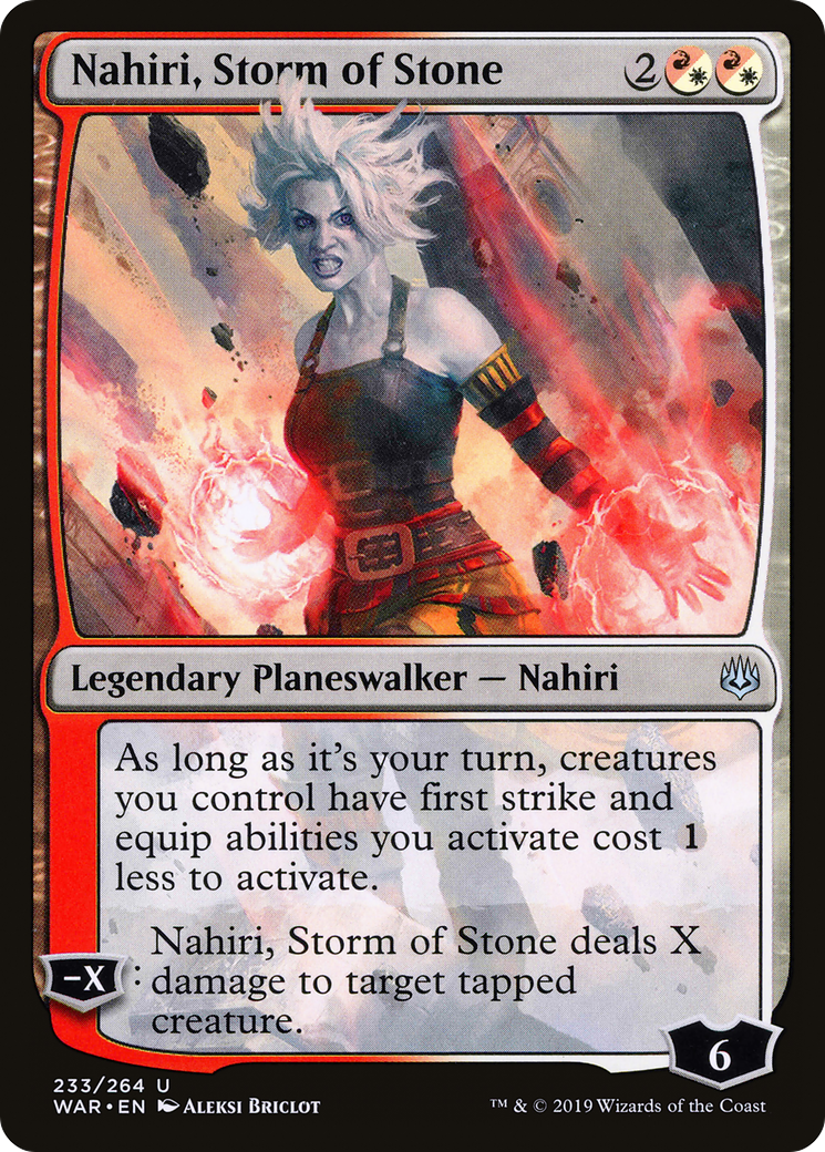 Nahiri, Storm of Stone [War of the Spark] Foil