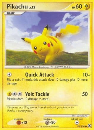 Pikachu (70/100) [Diamond & Pearl: Majestic Dawn] Reverse Holofoil