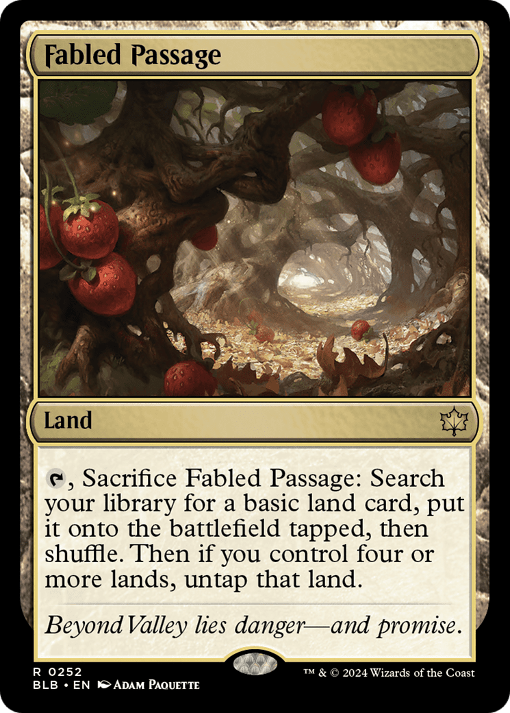Fabled Passage [Bloomburrow] Foil