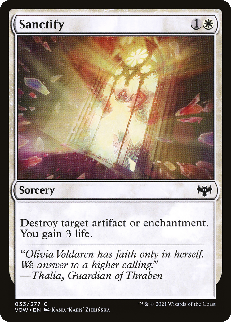 Sanctify [Innistrad: Crimson Vow] Foil