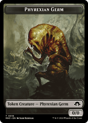 Phyrexian Germ // Whale Double-Sided Token [Modern Horizons 3 Tokens]