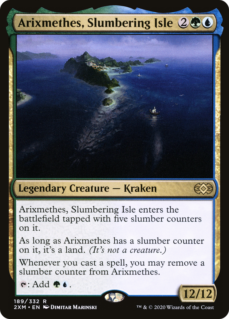 Arixmethes, Slumbering Isle [Double Masters] Foil