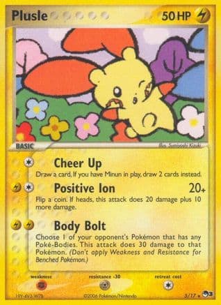 Plusle  POP Series 3 - Rare