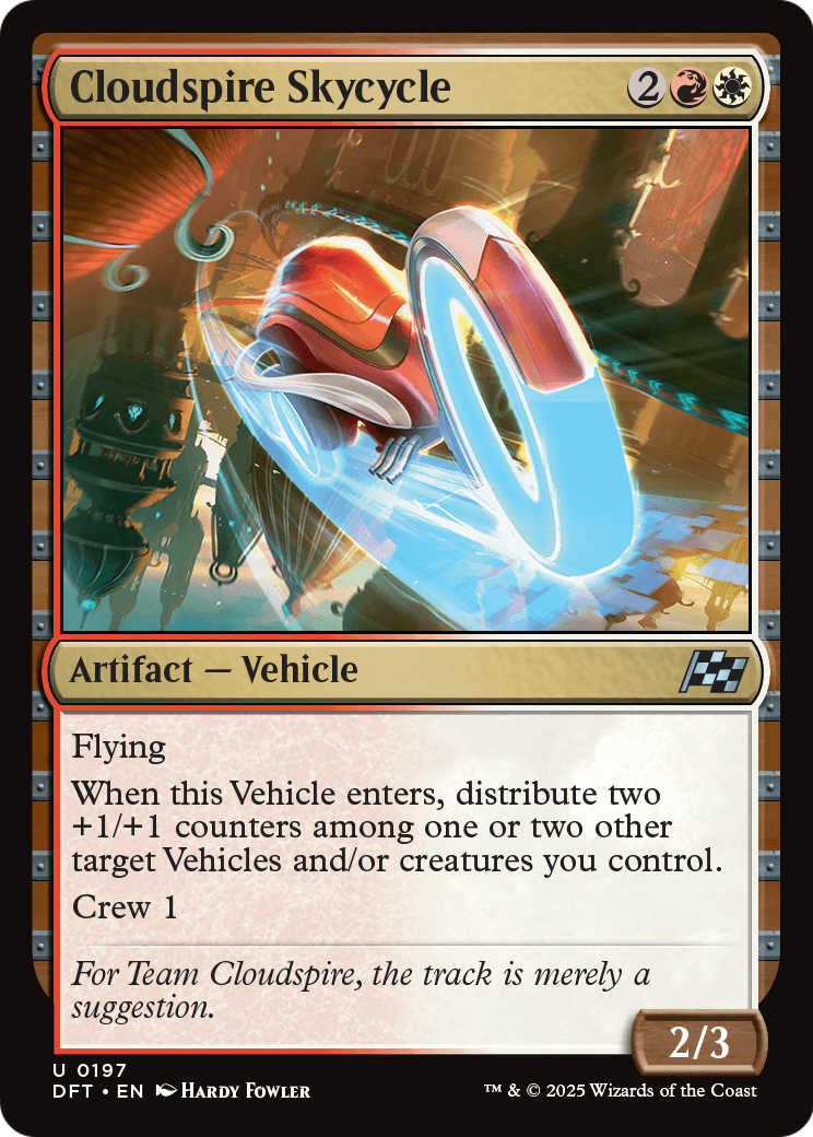 Cloudspire Skycycle |  Foil (197) [Aetherdrift]
