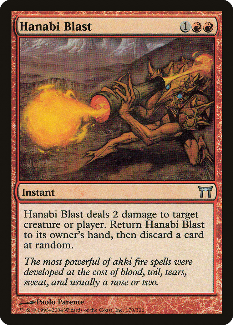 Hanabi Blast [Champions of Kamigawa] Foil