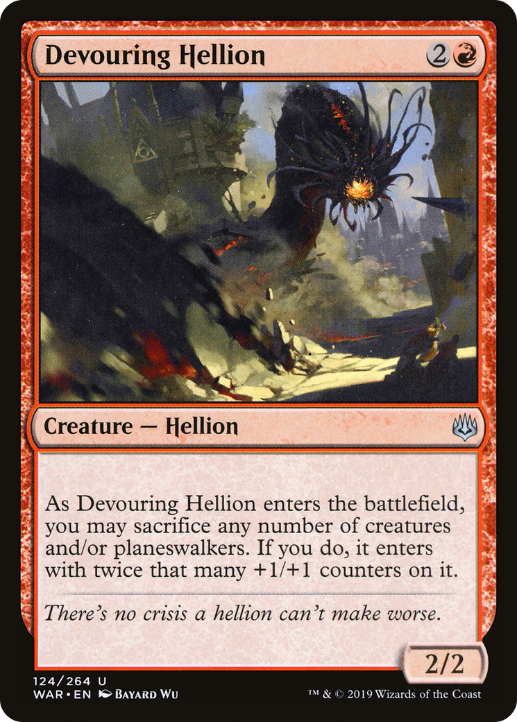 Devouring Hellion [War of the Spark] Foil