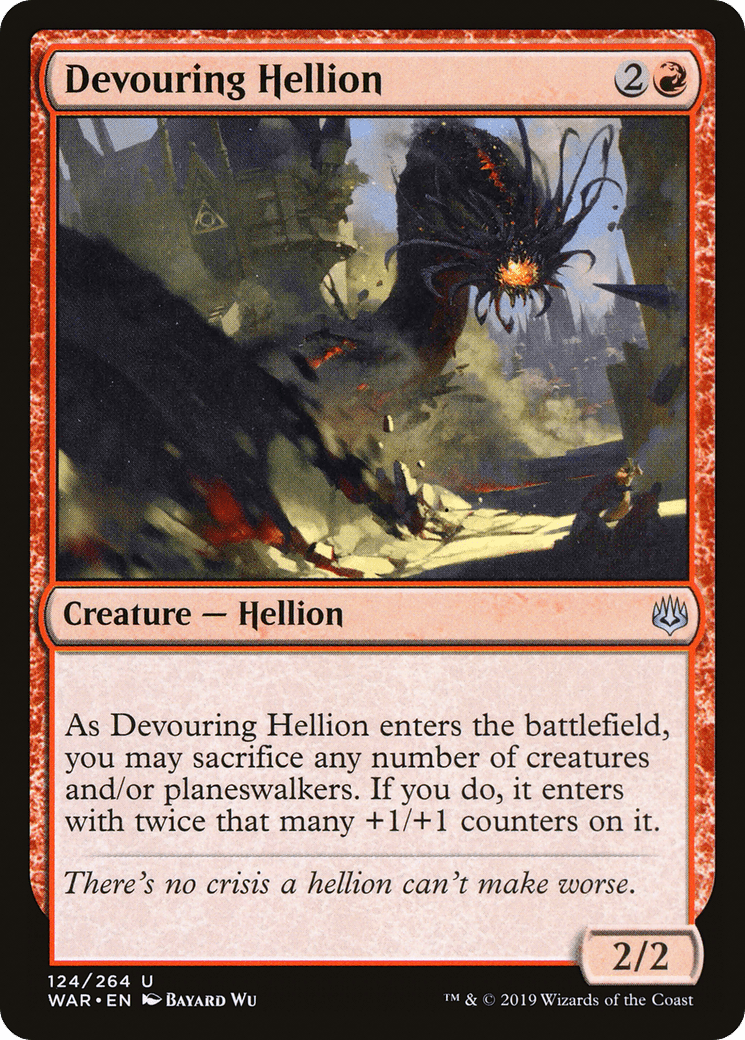 Devouring Hellion [War of the Spark] Foil
