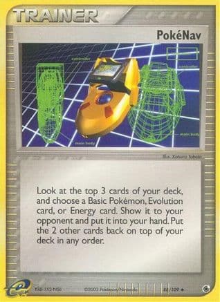 Pokenav/109  - Reverse Holofoil Ruby and Sapphire - Uncommon