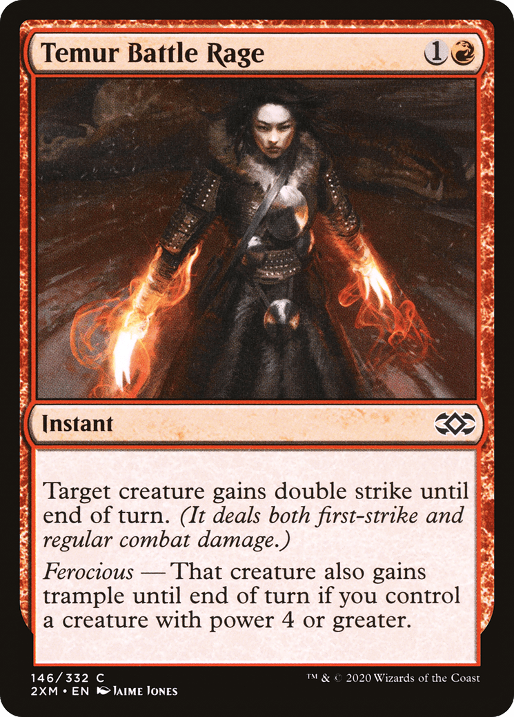 Temur Battle Rage [Double Masters] Foil