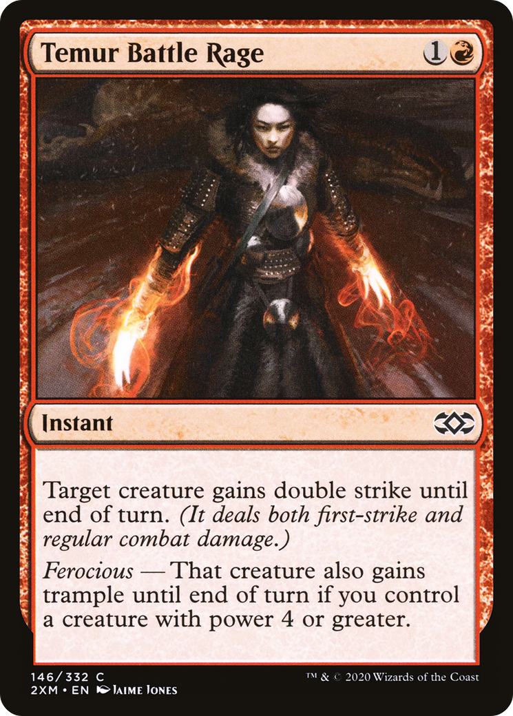 Temur Battle Rage [Double Masters] Foil