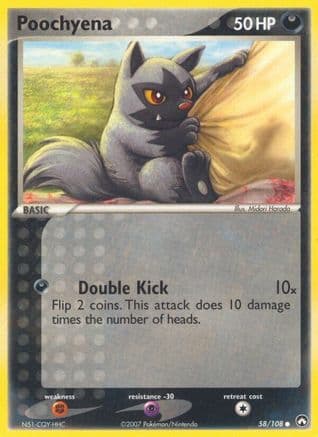 Poochyena 058/108 - Power Keepers Reverse Holofoil