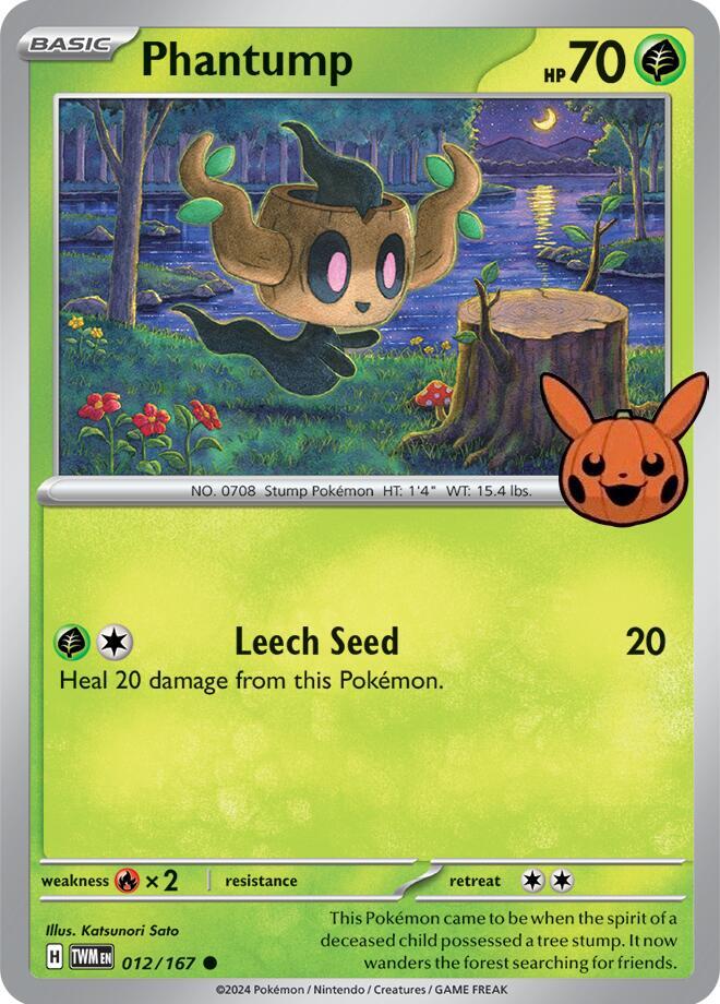 Phantump 012/167 (Trick or Trade BOOster Bundle 2024) 