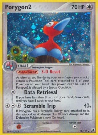 Porygon2 12/115 - Unseen Forces Reverse Holofoil
