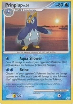 Prinplup 6- DP Trainer Kit Manaphy & Lucario