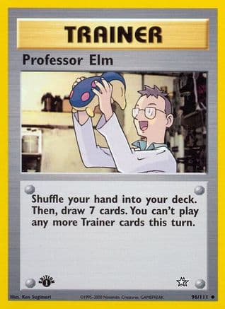 Professor Elm 096/111 - Neo Genesis 1st Edition